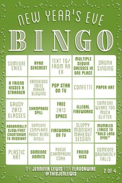 Party favour  ;)   (click the pic to be teleported to the site; four different bingo cards that you can print)