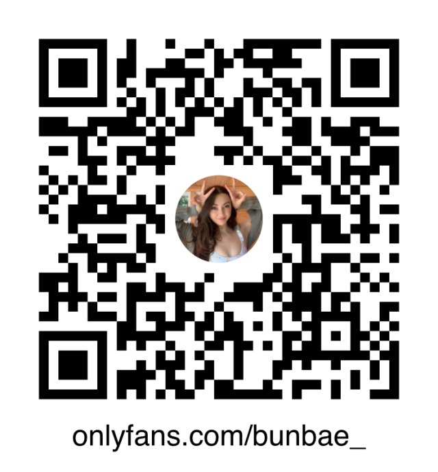 hi! an update on places to find me!!onlyfans is bunbae_ or you can scan the QR code, the sub price is the lowest option and I post what I would’ve posted here PLUS I’m selling a picture that is v nsfw (😼) and the support is so appreciated twitch