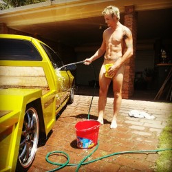 I like my truck clean and my guys cleaner. Make my dreams come true&hellip; be dirty&hellip; and share a picture of your getting clean.