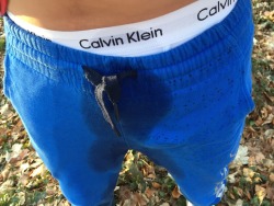 wetdude792:Went in the forest and peed my pants and changed them ;-) @mikisit