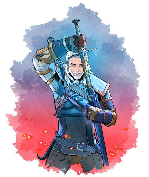   Toss a coin to your Witcher, cause he&rsquo;s a hot daddy. XD  inkollo.redbubble.com   