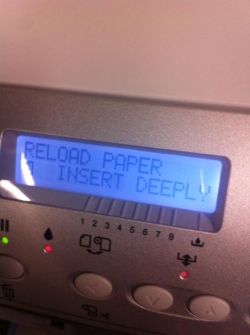 =_=   No one likes to be told how deep to go copier.  STFU.