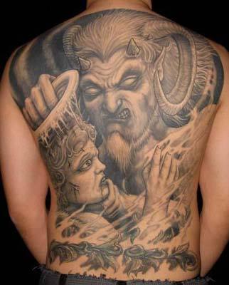 Devil girl tattoo designs
