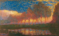 Piet Mondrian.Â Bomen aan het Gein.Â 1907-1908.