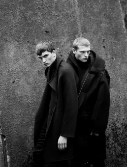 homicidalboy:  Jakob Wiechmann &amp; Julius Gerhardt photographed by Markus Pritzi for GQ Style Italia 