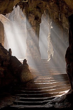 wonderous-world:  Khao Luang Cave temple, Phetchaburi, Thailand by Craig Ferguson