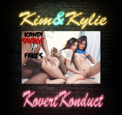 kandisavagecelebfakes:  Can Kylie show Kim that she can do everything that Kanye wants?   