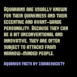 zodiacsociety:  Aquarius Facts