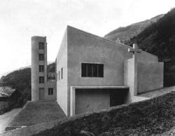 germanpostwarmodern:  Church Notre-Dame-du-Bon-Conseil (1932/1957) in Lourtier, Switzerland, by Alberto Sartoris 