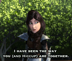 httyd-graphics:  Heather the ultimate Hiccstrid shipper.