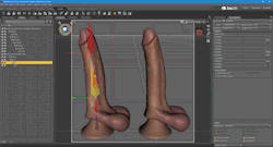 db xxx&hellip;. your realistic dildo needs some improvements&hellip;you are missing surfaces for the joints, which makes it impossible to select the joints in the viewport. you don’t need triAX for such object and your polycount is waaaaay too high&hellip