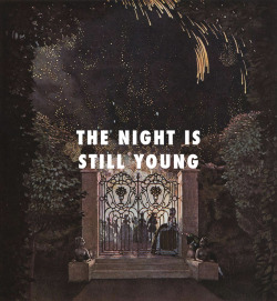 flyartproductions:  So are we.Fireworks in the park (1907), Konstantin Somov / The Night Is Still Young, Nicki Minaj