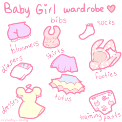 crybaby-kitty:  a wardrobe fit for a princess baby girl ♡
