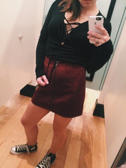 addiesconviction:  Since my day has been so bad.. here are some dressing room selfies.