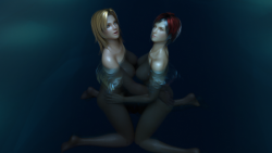 hypster83:  Tina and Mila Lovers at Pool Tina and Mila nude models by Irokichigai01 STAGE 1 by Oo-FIL-oO  Scene/Light by  meRendering into Blender Cycle 2.78, Posing in XNALara XPS Studios 11.8  My pixiv: http://www.pixiv.net/member_illust.php?id=13816022