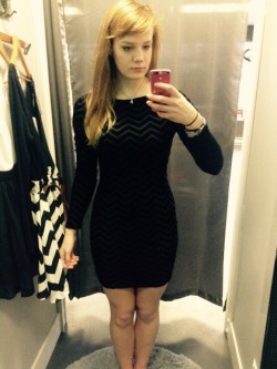 juliasaysmeow:  This is what I look like now that Iâ€™m 18. (Had to try stuff on for a grad fashion show. Pleb)  Do you like taking selfies in the changing room? Submit them to us!