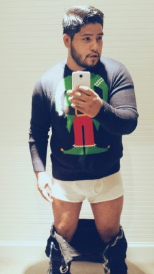 sergethecurious:  Found a Christmas sweater!!!