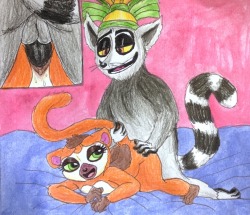 King Julien and CloverRequest for a friend :) 