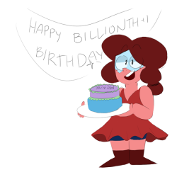 ice-cream-cats: HAPPY BIRTH @shadowpiratemonkey7/ @drawbauchery!!!!!!!!!!!!! I know I’m late but time is an illusion anyway. Hope you had a good one!!  OH MY GOSH SHE’S SO CU&ndash;*squints*
