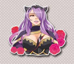 samanatorclub:Finished Camilla sticker! Hopefully, I will get Camilla stickers printed by Monday afternoon!