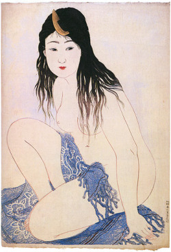 elyssediamond: Awabi Pearl FisherTakahashi Shotei (1871-1945) 1931Shōwa period More Japanese art. 