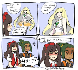 beefbulgogi: lusamine may be a hot mama but lillie’s my girlfrand i’m faithful  (dont tag big spoilers pls i aint done yet) 