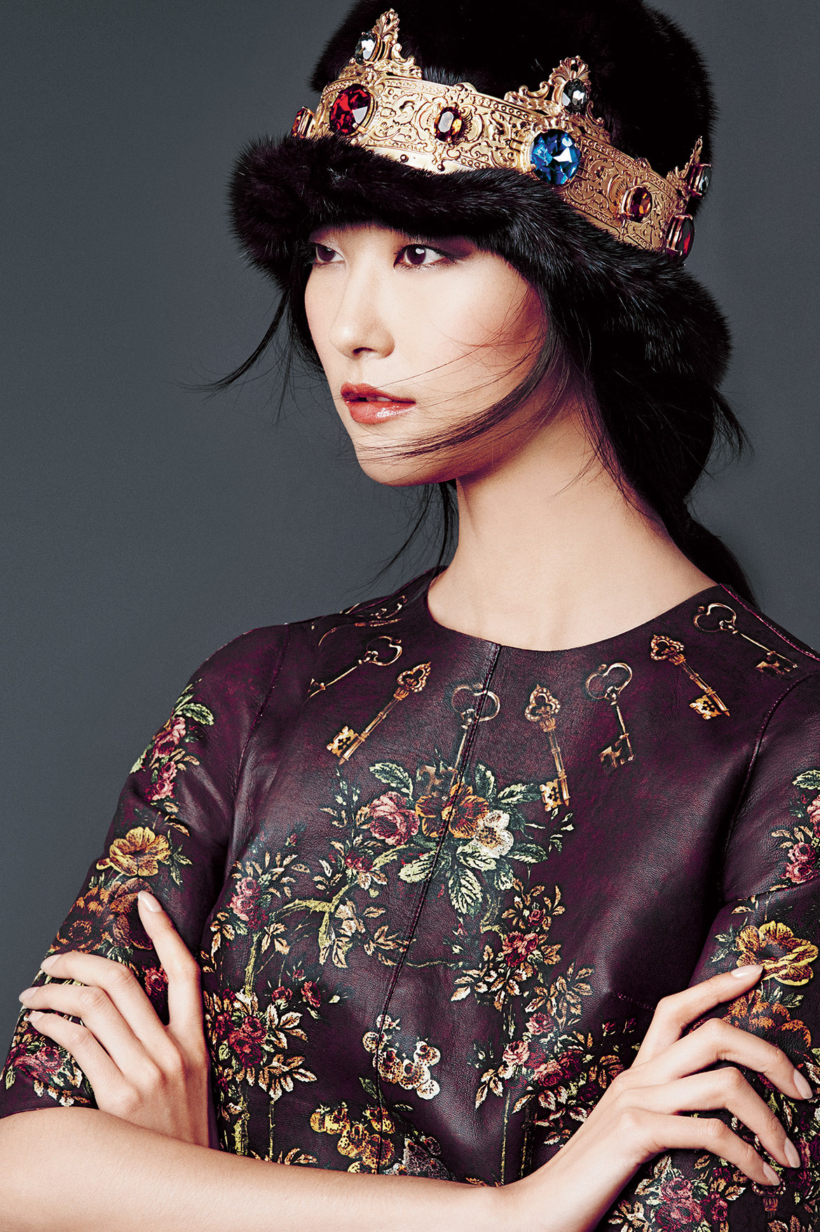 koreanmodel:Ji Hye Park for Dolce & Gabbana F/W 14.15 Lookbook