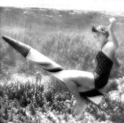 Underwater Rocket at Rainbow Springs, 1950’s.