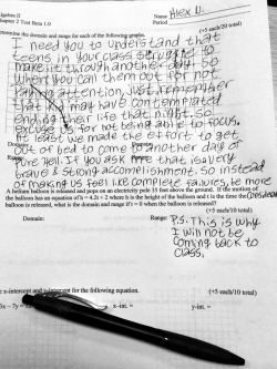 boys-and-suicide:  boys-and-suicide:  So I just wrote this for my Math teacher and I felt it was appropriate. Someone’s got to speak out for us right?  Just an hour after I posted this a police officer took me to the office and they talked to me about