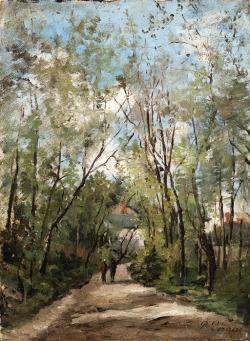 poboh:  An afternoon stroll, Paul-Emmanuel Peraire. French (1829 - 1893) 