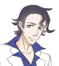 princeelias:  I told my friend that the next time I see Professor Sycamore on my dash, I would doodle him and here I am doing it. orz