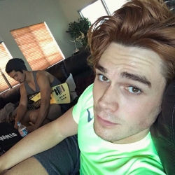 iwfh:  This boy is just incredible. KJ Apa on Instagram. And it just gets better 