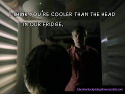 &ldquo;I think you&rsquo;re cooler than the head in our fridge.&rdquo;