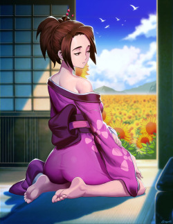 genzoman:Fuu from Samurai Champloo commission done some time ago. Yeah, SFW and not so-SFW version :P