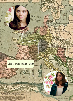 jenna-louise-coleman:  &ldquo; Clara, in your book there was a leaf. Why?&rdquo; &ldquo;That wasn’t a leaf. That was page one.&rdquo;   
