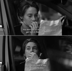 itcuddles:  ― The Fault in Our Stars (2014)Augustus: You don’t get to choose if you get hurt in this world…but you do have a say in who hurts you. 