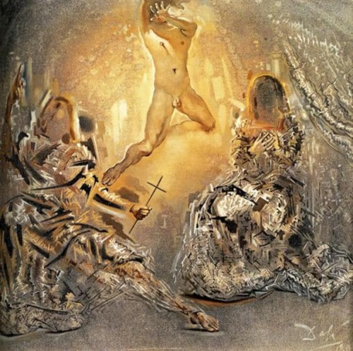 Salvador Dalí. The Trinity. Study for the Ecumenical Council. 1960https://painted-face.com/
