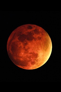 orbitalencounters:  Total lunar eclipse for the Americas on April 14th 15th 2014