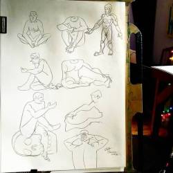 Figure drawing is super fun times.  #figuredrawing  #lifedrawing  #art #drawing #artistsontumblr #artistsoninstagram (at The Hearing Room)