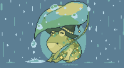 paperfinch: frog mage likes pina coladas and getting caught in the rain   