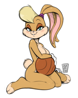soubriquetrouge:  saltcore:  Lots of negativity on the ol’ dash this week, so here’s a cute Lola Bunny pinup.  Cmon and jam   ;9