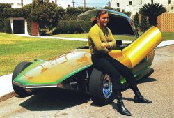 Capt. Kirk wearing yoga pants before they were fashionable!