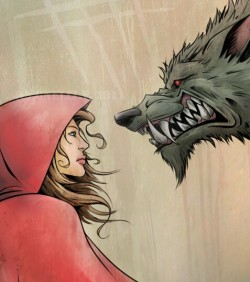 thesedarkestofdeeds:  wolfstravelsinmind: jollyrogers777:  Her gaze was calm but steady… there was no fear in her heart   She knows it’s all for show, and her racing heart isn’t from fear.   Hehe I am the big bad wolf