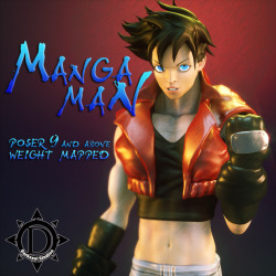 Looking for a new man to play the hero? The villain? Want a new anime/manga styled figure that is different from the same old same old? Take a peek at Manga Man! Ready for Poser 9+Manga Manhttp://renderoti.ca/Manga-Man