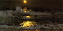 frank-benson:Moonlight, 1901, Frank W. Benson