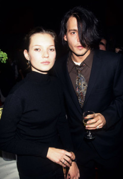shewolfcharly:   90sryder: Johnny Depp and Kate Moss at the    Fear and Loathing in Las Vegas 25th Anniversary Party, 1996  ♡♡♡ 