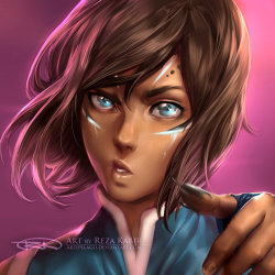 theartmage:  Congrats to KorraNation, for getting the most reblogged TV Animated tumblr!Korra’s got her makeup ready to defend your top spot. :D 