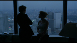 euo:  Lost in Translation (2003) vs. Her (2013)  Sofia Coppola and Spike Jonze were married for 4 years before divorcing in 2003. Many people believe that Lost in Translation (2003) is about their marriage, Scarlett Johansson playing Sofia, describing