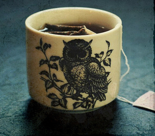 French vintage coffee mug