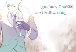 ask-grillby:  and i won’t gowherever you want to gocause it sounds like my idea of hellso please don’t drag me down… You were slammed against the wall, his gloved hand around your neck. The heat of his flames was seeping through the gloves and burning